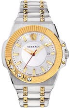 Versace VEDY00519 Chain Reaction heren horloge 45 mm, Overige merken, Staal, Verzenden, Polshorloge