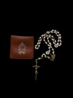 Rozenkrans - Glas, Metaal - 1970-1980 - Paus Johannes Paulus, Antiek en Kunst