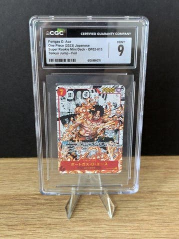 One Piece - Saikyo Jump Mini - Portgas D. Ace Manga Graded, Nieuw