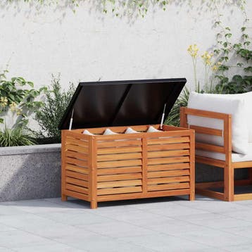 vidaXL Tuinbox 90x48x55 cm massief eucalyptushout, Verzenden, Nieuw