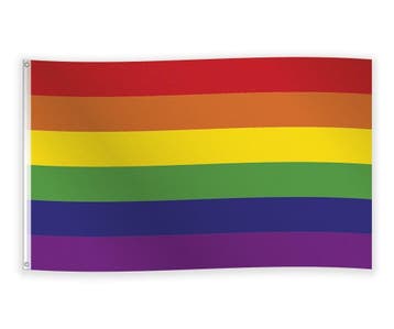 Vlag Regenboog 90 x 150 cm, Ophalen of Verzenden, Nieuw