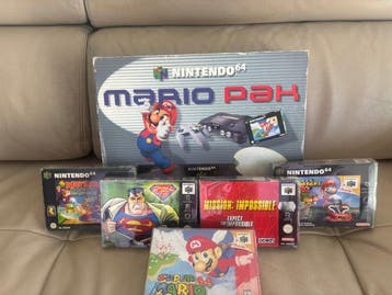 Nintendo - Nintendo 64 - PAl Pak Mario - Videogameconsole +, Nieuw