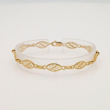 Armband - 18 karaat Geel goud, Sieraden, Tassen en Uiterlijk, Nieuw