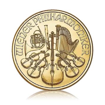 Gouden Wiener Philharmoniker munt 2026 1/10 troy ounce, Verzenden