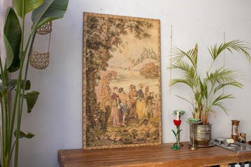 JP Paris Panneaux Gobelins Het inschepen naar Cythera -, Antiek en Kunst