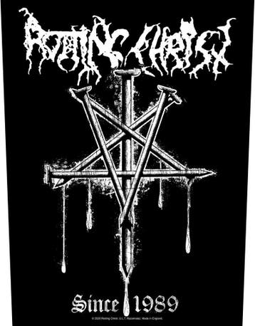 Rotting Christ - Since 1989 - Rugpatch officiële merchandise, Ophalen of Verzenden, Nieuw, Kleding