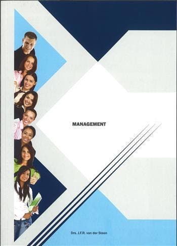 Management - Drs. J.F.R. van der Steen 9789460880100, Boeken, Verzenden, Gelezen, Drs. J.F.R. van der Steen