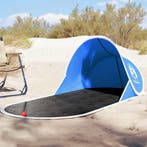 vidaXL Strandtent pop-up waterdicht azuurblauw, Verzenden, Nieuw, Tot en met 2