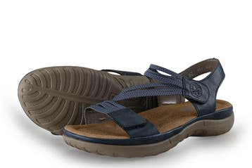 Rieker Sandalen in maat 41 Blauw, Sandalen of Muiltjes, Zo goed als nieuw, Rieker, Verzenden