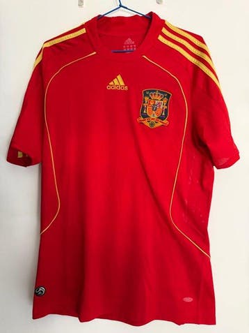 España - Camiseta de fútbol Local / Home - 2007/2009, Nieuw