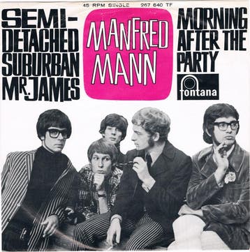 vinyl single 7 inch - Manfred Mann - Semi-Detached Suburb..., Verzenden, Zo goed als nieuw, 7 inch, Pop