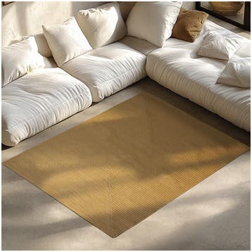 Gevlochten vloerkleed Raya in jute-look - 120 x 170 cm, Verzenden, Nieuw