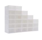 Set van 24 Stapelbare Transparante Schoenendozen – PP Boxen, Verzenden, Nieuw