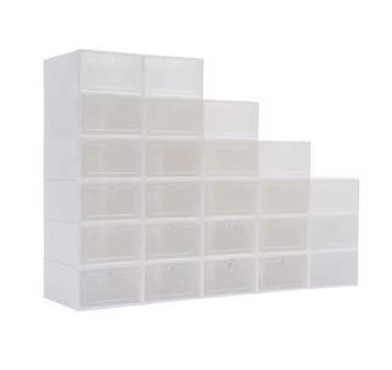 Set van 24 Stapelbare Transparante Schoenendozen – PP Boxen, Verzenden, Nieuw