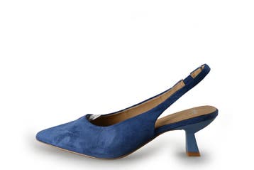 Manfield Slingbacks in maat 38 Blauw, Zo goed als nieuw, Manfield, Verzenden, Blauw