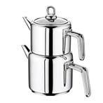 GGM Gastro | Theepot Set - 1,3 liter - RVS - geschikt voor |, Verzenden, Nieuw in verpakking, RVS Meubilair