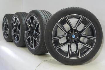 BMW 4 serie i4 G26 858M 18 inch velgen Goodyear Zomerbanden, Auto-onderdelen, Banden en Velgen, 18 inch, Gebruikt, Velg(en), Ophalen of Verzenden