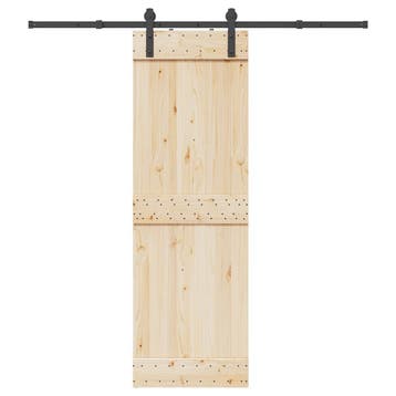 vidaXL Doos met onderdelen voor schuifdeur 200 cm staal, Verzenden, Nieuw