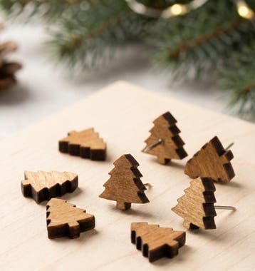 Pushpins – Houten Boompjes – 40 Stuks, Ophalen of Verzenden, Nieuw