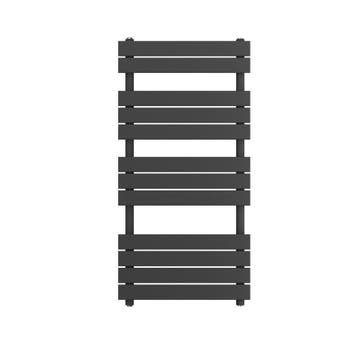 Designradiator Ella 120x60cm mat grijs 703W zij aansluiting, Verzenden, Nieuw