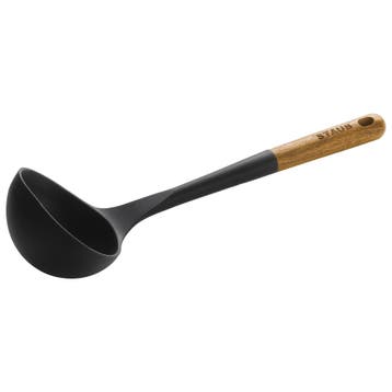 GGM Gastro | STAUB | Soeplepel - 310mm - Siliconen - Zwart |, Huis en Inrichting, Keuken | Keukenbenodigdheden, Verzenden, Nieuw
