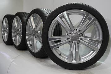 Audi A3 8V 18 inch velgen Bridgestone Zomerbanden Origineel, 18 inch, Gebruikt, Velg(en), Ophalen of Verzenden