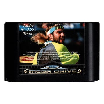 Sega Mega Drive Andre Agassi Tennis (Losse cassette), Verzenden, Zo goed als nieuw