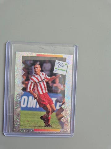 1996 Panini Voetbal 96 Ronaldo Nazário 90 Foil Sticker -, Nieuw