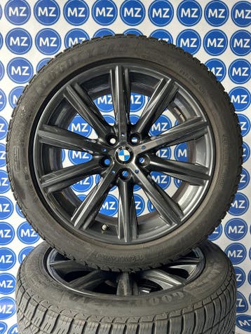 BMW 5-Serie G30 G31 Style 684 18 inch Velgen + Winterbanden, 18 inch, Banden en Velgen, Personenwagen, Gebruikt