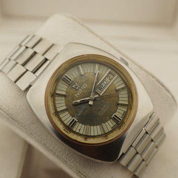 Nino Crystal King - 25 Jewels Incabloc Day-Date - Zonder, Nieuw