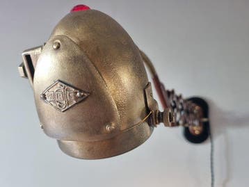 JC, Paris, 1910 - Schaarlamp - Verguld messing, Nieuw