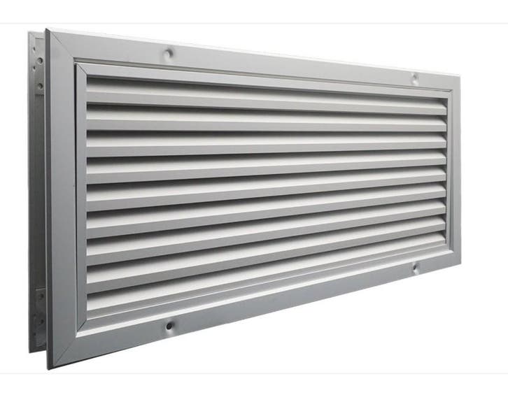 Weha Deurrooster 500x200mm, aluminium, Doe-het-zelf en Verbouw, Sanitair, Overige typen, Nieuw, Ophalen of Verzenden