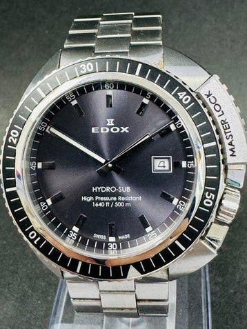 Edox - Hydrosub - 80301-JNM-BU1N - Heren - 2010-2020, Nieuw