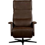 Leren relaxfauteuil Mojo - Granada Chocolate (bruin) -, Nieuw, Ophalen of Verzenden, 50 tot 75 cm, Industrieel, Modern