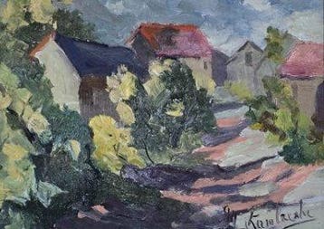Marie Lambrexhe (1921-1998) - Luiks landschap, Antiek en Kunst, Kunst | Schilderijen | Klassiek