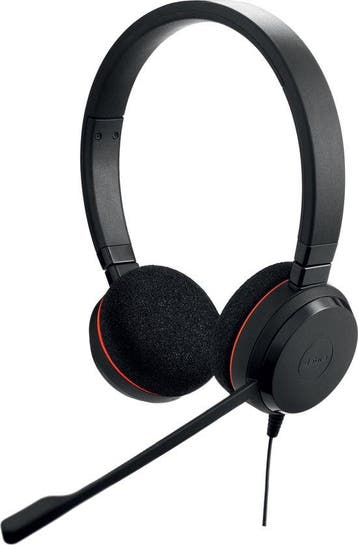 Jabra Evolve 20 MS - Stereo Zwart hoofdtelefoon, Verzenden, Nieuw
