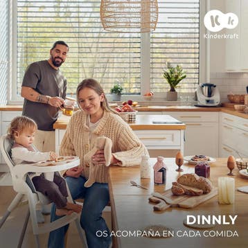 Kinderkraft DINNLY Kinderstoel, kinderstoel, babystoel, m..., Verzenden, Nieuw