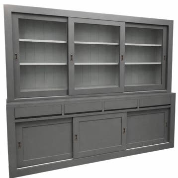 Buffetkast antraciet - grijs Enschede 240cm, Ophalen of Verzenden, Nieuw