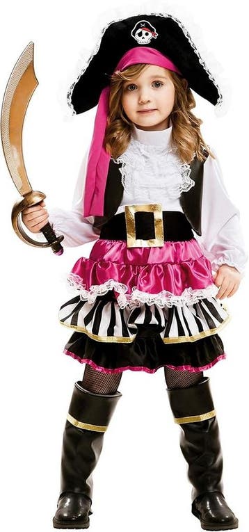 Piraten Kostuum Pink Premium, Ophalen of Verzenden, Nieuw