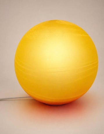 Wofi Leuchten - Tafellamp - orange warm - Glas, Metaal -
