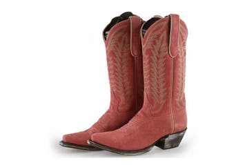 Caborca Cowboy laarzen in maat 38 Roze, Caborca, Overige kleuren, Verzenden, Zo goed als nieuw