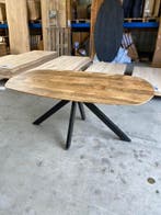 Runa eettafel mangohout, Deens ovaal (nieuw, outlet), Huis en Inrichting, Tafels | Eettafels, Nieuw, Overige houtsoorten
