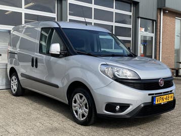 Fiat Doblò Cargo 1.3 MJ L1H1 SX, Euro 5, Stof, Gebruikt, Zwart