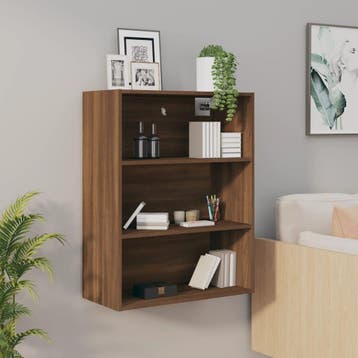 vidaXL Hangkast 69,5x32,5x90 cm bruin eikenkleur, Verzenden, Nieuw, 50 tot 100 cm, Minder dan 100 cm