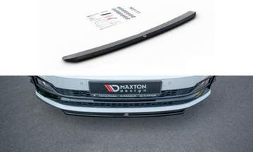 Voorspoiler VW Polo GTI Mk6 Glans Zwart, Ophalen of Verzenden, Nieuw