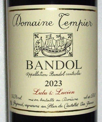 2023 Domaine Tempier Lulu & Lucien - Provence, Bandol - 1, Nieuw