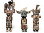 3 Poppen - Hopi / Kachina - Verenigde Staten (Zonder, Antiek en Kunst