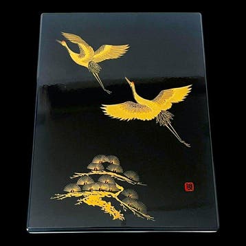 Japanese Lacquerware () - Doos - Lakwerk, goudpoeder -