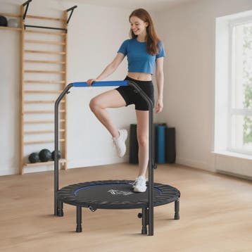 Fitness Trampoline voor Volwassenen - Ø114cm, Inklapbaar, Ve, Verzenden, Nieuw