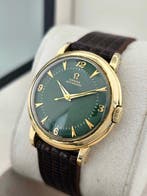Omega - Bumper Automatic - Green Dial - Gold Filled - Zonder, Nieuw